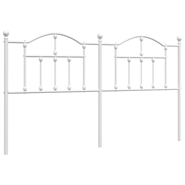 Weißes Metallbettgestell Imastuhi 180cm