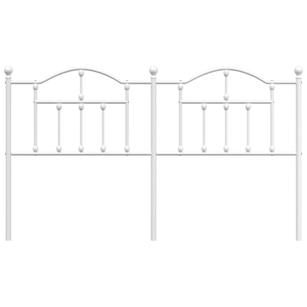 Weißes Metallbettgestell Imastuhi 180cm