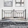 Schwarzes Metallkopfteil Timpau 150cm
