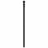 Schwarzes Metallkopfteil Timpau 150cm