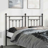 Schwarzes Metallkopfteil Timpau 150cm