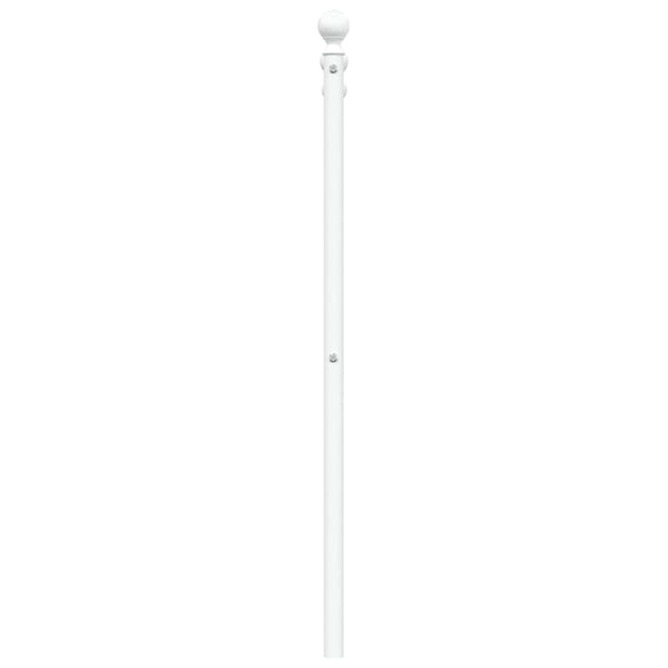 Valkoinen metallinen sängynpääty Timpau 107cm