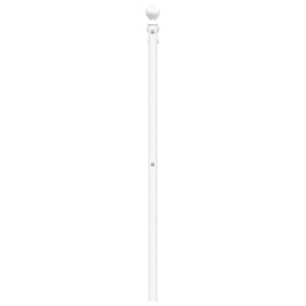 Valkoinen metallinen sängynpääty Timpau 135cm