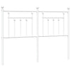 Weißes Metallbettgestell Timpau 140 cm