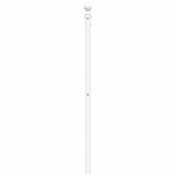 Valkoinen metallinen sängynpääty Timpau 150cm