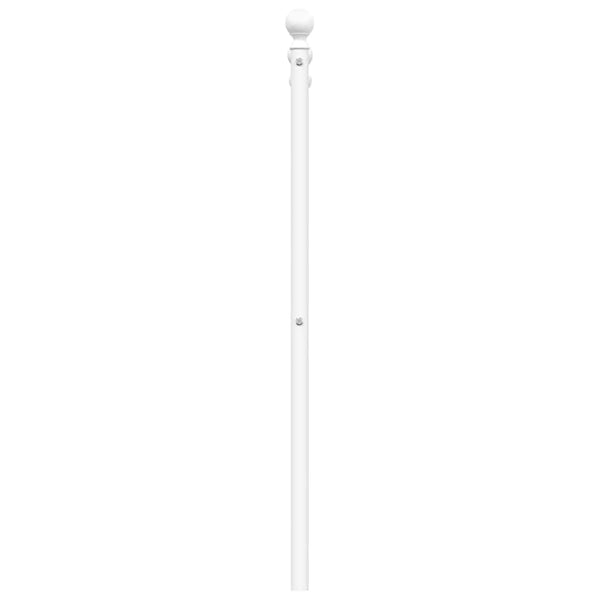 Valkoinen metallinen sängynpääty Timpau 180cm