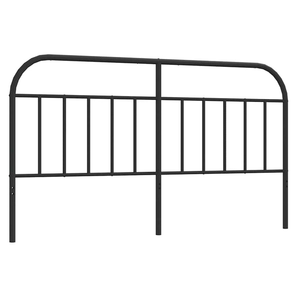 Musta metallinen sängynpääty Is 180cm