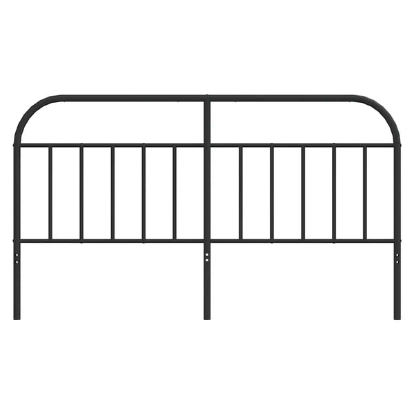 Musta metallinen sängynpääty Is 180cm