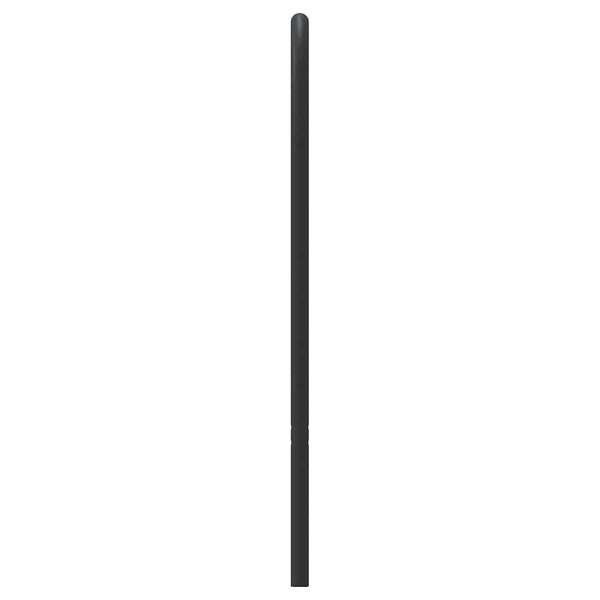 Musta metallinen sängynpääty Is 180cm