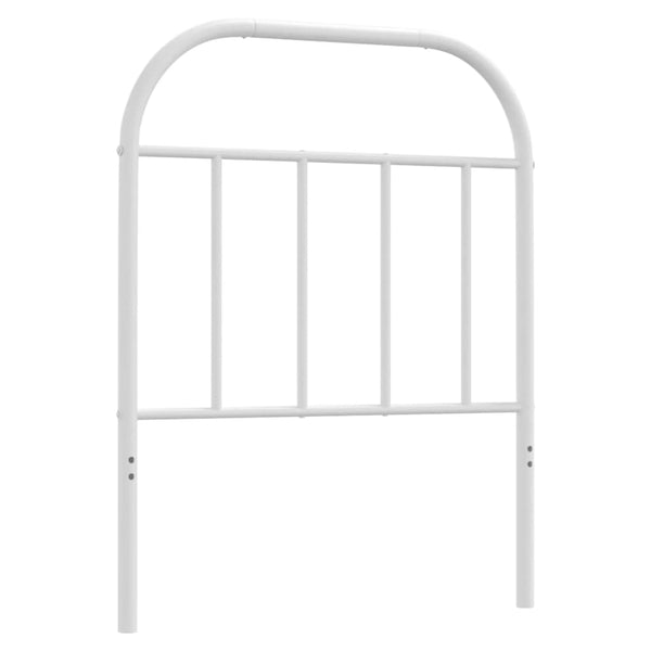 Weißes Metallkopfteil H 75cm