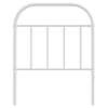 Weißes Metallkopfteil H 75cm