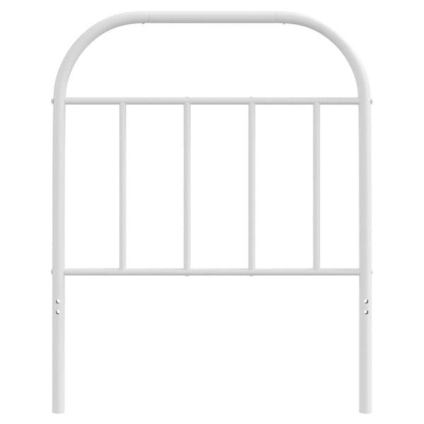 Weißes Metallkopfteil H 75cm
