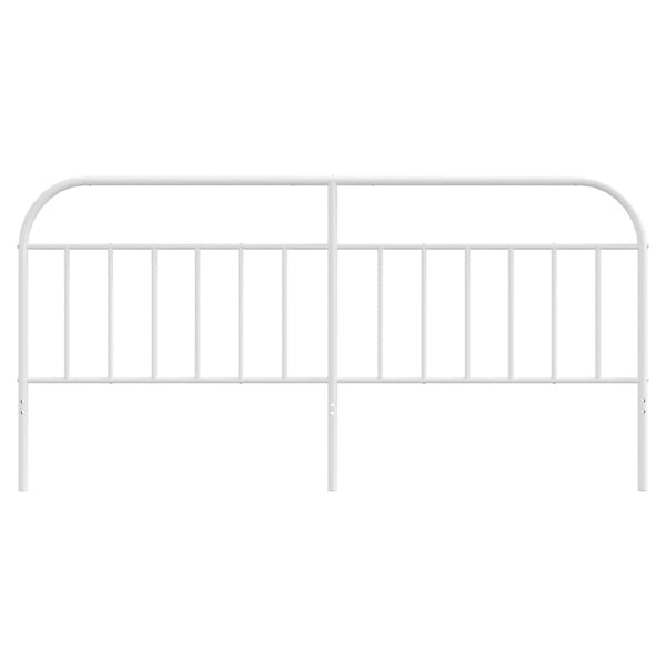 Valkoinen metallinen sängynpääty Is 200cm