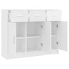 Weißes Sideboard Stevca 91x28x75cm (Holz)