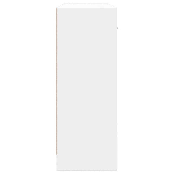 Weißes Sideboard Stevca 91x28x75cm (Holz)