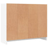 Weißes Sideboard Stevca 91x28x75cm (Holz)