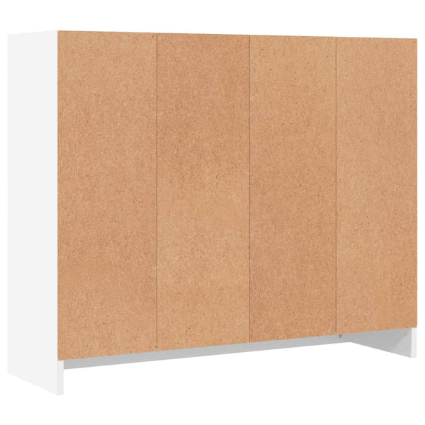 Weißes Sideboard Stevca 91x28x75cm (Holz)