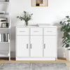Weißes Sideboard Stevca 91x28x75cm (Holz)