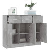 Sideboard Stevca 91x28x75cm betongrau (Holz)