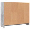 Sideboard Stevca 91x28x75cm betongrau (Holz)