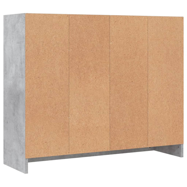 Sideboard Stevca 91x28x75cm betongrau (Holz)