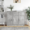 Sideboard Stevca 91x28x75cm betongrau (Holz)