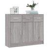 Graues Sideboard Stevca 91x28x75cm (Holz)