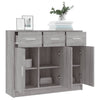 Graues Sideboard Stevca 91x28x75cm (Holz)
