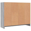 Graues Sideboard Stevca 91x28x75cm (Holz)