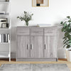 Graues Sideboard Stevca 91x28x75cm (Holz)