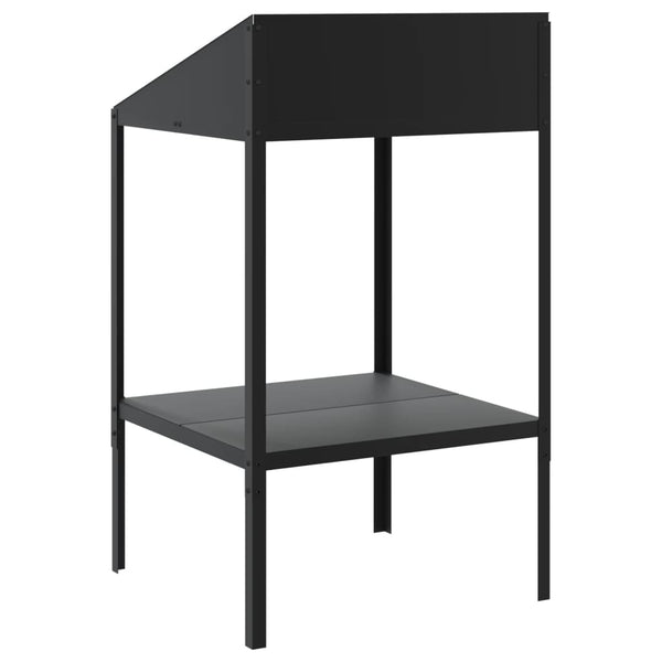 Anthrazit Pflanzenständer Isache 56,5x54,5x100cm (verzinkter Stahl)