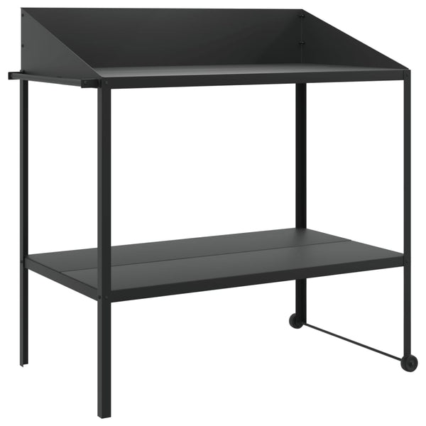 Pflanzenständer Isache 100x54,5x100cm (verzinkter Stahl), Anthrazit
