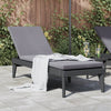 Antrasiitti aurinkotuoli Brondusca 186x60x29cm (pp)