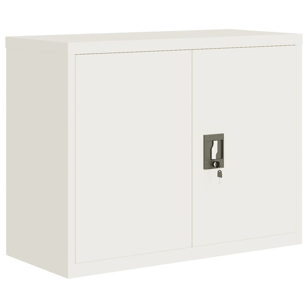 Weißer Aktenschrank Meyer 90x40x70cm (Stahl)