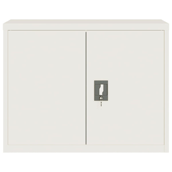 Weißer Aktenschrank Meyer 90x40x70cm (Stahl)