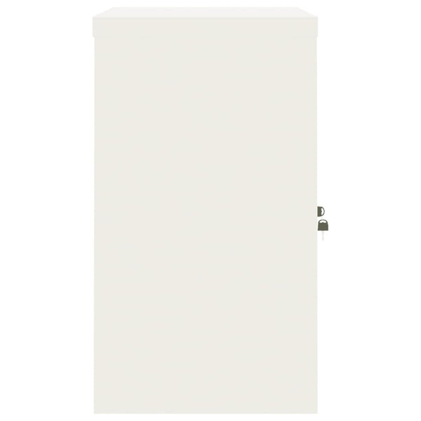 Weißer Aktenschrank Meyer 90x40x70cm (Stahl)