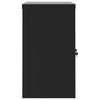 Schwarzer Archivschrank Meyer 90x40x70cm (Stahl)