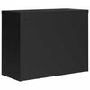 Schwarzer Archivschrank Meyer 90x40x70cm (Stahl)