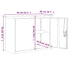 Schwarzer Archivschrank Meyer 90x40x70cm (Stahl)
