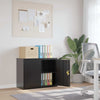 Schwarzer Archivschrank Meyer 90x40x70cm (Stahl)