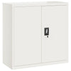 Weißer Archivschrank Meyer 90x40x90cm (Stahl)