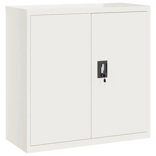 Weißer Archivschrank Meyer 90x40x90cm (Stahl)