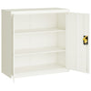 Weißer Archivschrank Meyer 90x40x90cm (Stahl)