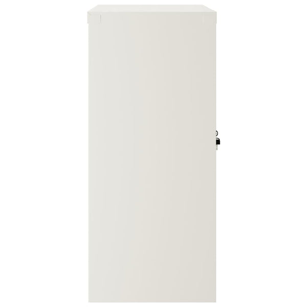 Weißer Archivschrank Meyer 90x40x90cm (Stahl)