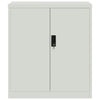 Hellgrauer Archivschrank Rahira 79x40x90cm (Stahl)