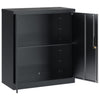 Archivschrank Rahira Anthrazit 79x40x90cm (Stahl)