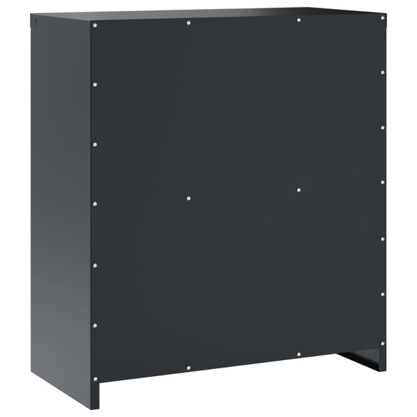 Archivschrank Rahira Anthrazit 79x40x90cm (Stahl)
