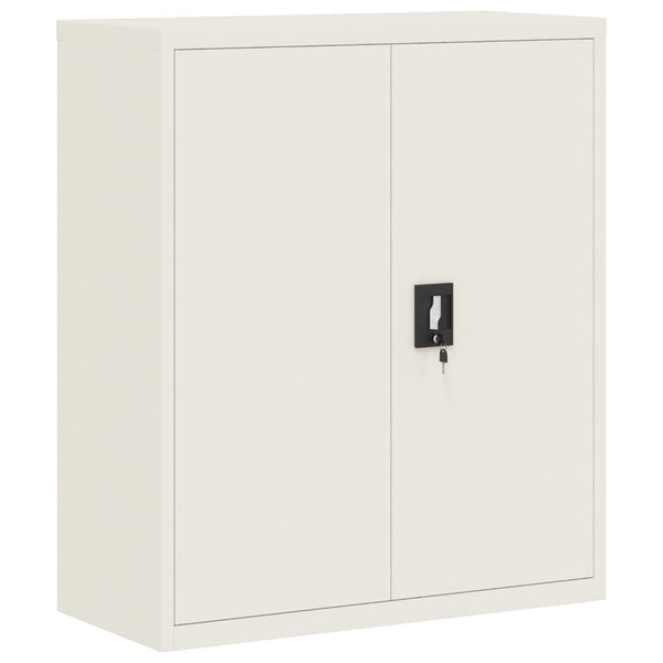 Weißer Aktenschrank Meyer 90x40x105cm (Stahl)