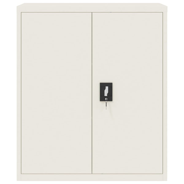 Weißer Aktenschrank Meyer 90x40x105cm (Stahl)