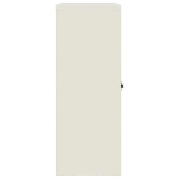 Weißer Aktenschrank Meyer 90x40x105cm (Stahl)
